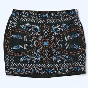 Lulus Women’s Large Black Beaded Skirt